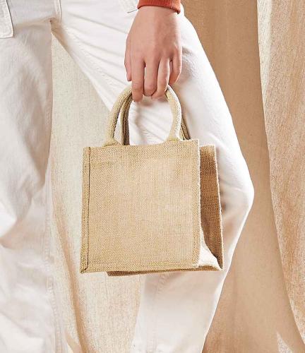 Westford Mill Jute Petite Gift Bag - NAT - ONE